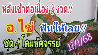 หลังเข้ามา 8 งวด!! อ.ไข่ ฟันให้เลยงวดนี้ 4 ตัวมหัศจรรย์ 17 ม.ค.68