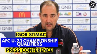 Igor Stimac | Pre Match Press Conference | India vs Oman | AFC U-23 Championship Qualifiers