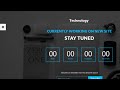 Website template HTML and CSS | Coming Soon | Source code