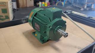 Leroy Somer 5HP Eectric Motor 200V 3 Phase 1720 RPM LS100L 60 Hz