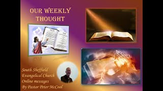 Weekly thought week beginning 25th November 2024