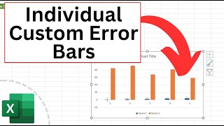 How to Add Individual Custom Error Bars in Excel | Add Standard Deviation Error Bars in Excel