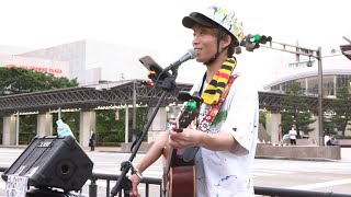 【4K/60P】20210528 根のシン『Stand By Me(Ben E. King)』[Cover]（投げ銭だけで日本一周 路上ライブ ＠石川県金沢市･金沢駅）