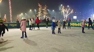 В Бишкеке открылся современный каток под открытым небом / 18.12.17 / НТС