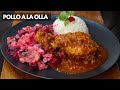 Así Preparó el Pollo a la Olla con Ensalada Rusa en un Toque | Cocina Fácil