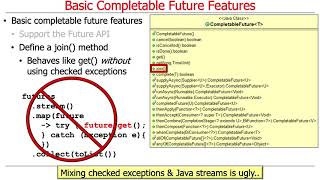 Basic Java CompletableFuture Features