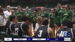 Hawaii Rainbow Wahine Basketball closes out weekend with the win