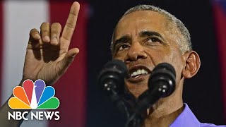 Former President Barack Obama Speaks Against 'Demagogues' At Rally In Ohio | NBC News