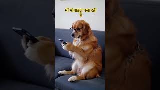 माँ मोबाइल चाला रही है,🤑😜 #funny #comedy #shorts #jokes #emoji #soundeffects #laugh #yt #animals