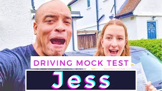 Jess' Mock Driving Test in the RAIN