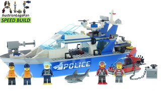 LEGO City 60277 Police Patrol Boat - Lego Speed Build Review