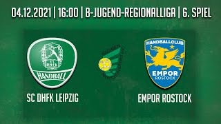 Handball U17 Regionalliga LIVE SC DHfK Leipzig - HC Empor Rostock