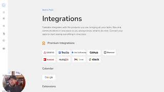 Taskable integrations