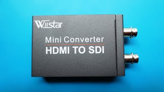 Wiistar HDMI to SDI Mini Converter and 3G SDI to HDMI (WS_Z21) Converter Review