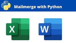 Mail merge Excel into Word using Python