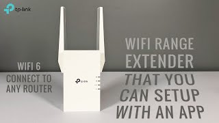 This Wifi Range Extender can be setup with an App | TP-Link RE505X complete review