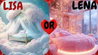 Lisa or Lena | Kuromi VS My Melody Room Makeover 💜💙Sanrio Bedroom #kuromi #melody #cute