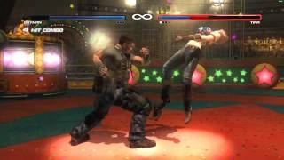 DOA5 Balance Test Footage - Bayman vs  Tina