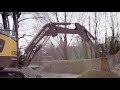 new volvo electric compact excavator in action ecr25