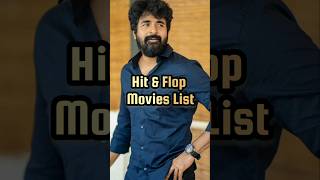 #Sivakarthikeyan Hit Flop Movie List #trending #trendingshorts #shorts #shortsfeed #CCU479