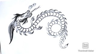 Dragon drawing tutorial