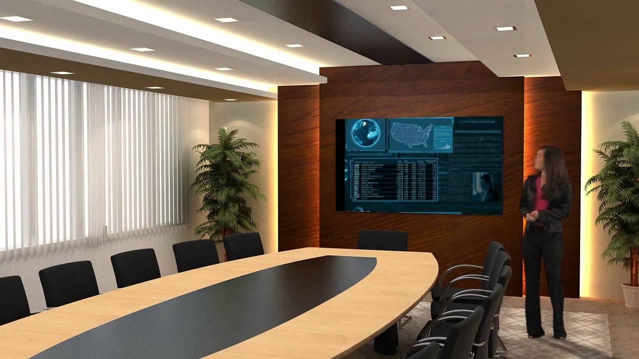 Virtual Reality Set - Conference Room - YouTube