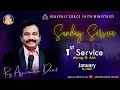 Sunday Service #Live || 16th Jan 2022 || Aseervadam David || HGFMinistries || Vijayawada