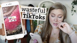 the MOST WASTEFUL trends on the internet... reacting to tiktoks that need to STOP #3