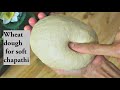 Chapathi Dough | How To Make Perfect Soft  Wheat Dough | Tips and tricks for making soft dough