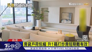 央行升息1碼 房貸族1年負擔估增1.9萬｜TVBS新聞