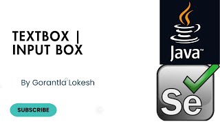Selenium Java Tutorial 3: How to Handle Textbox or Input box in Selenium Java | #selenium #java
