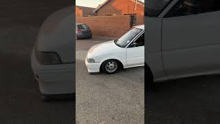 Toyota Tazz dropped👇🏾😶#stance #Stanceloversa #amapiano #fypシ゚viral #fyp #foryou #stancenation