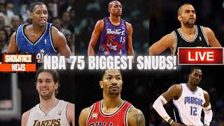 NBA 75 BIGGEST SNUBS‼️#ShowfaceNews