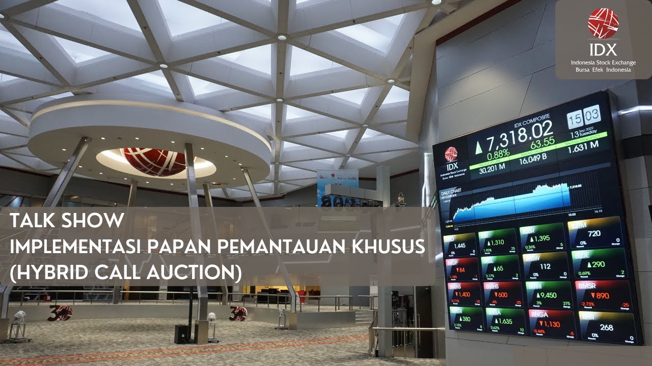 Talk Show Implementasi Papan Pemantauan Khusus Hybrid Call Auction ...