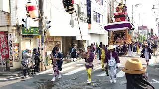 久喜提灯祭り連動東壱人形山車曳き回し20180718