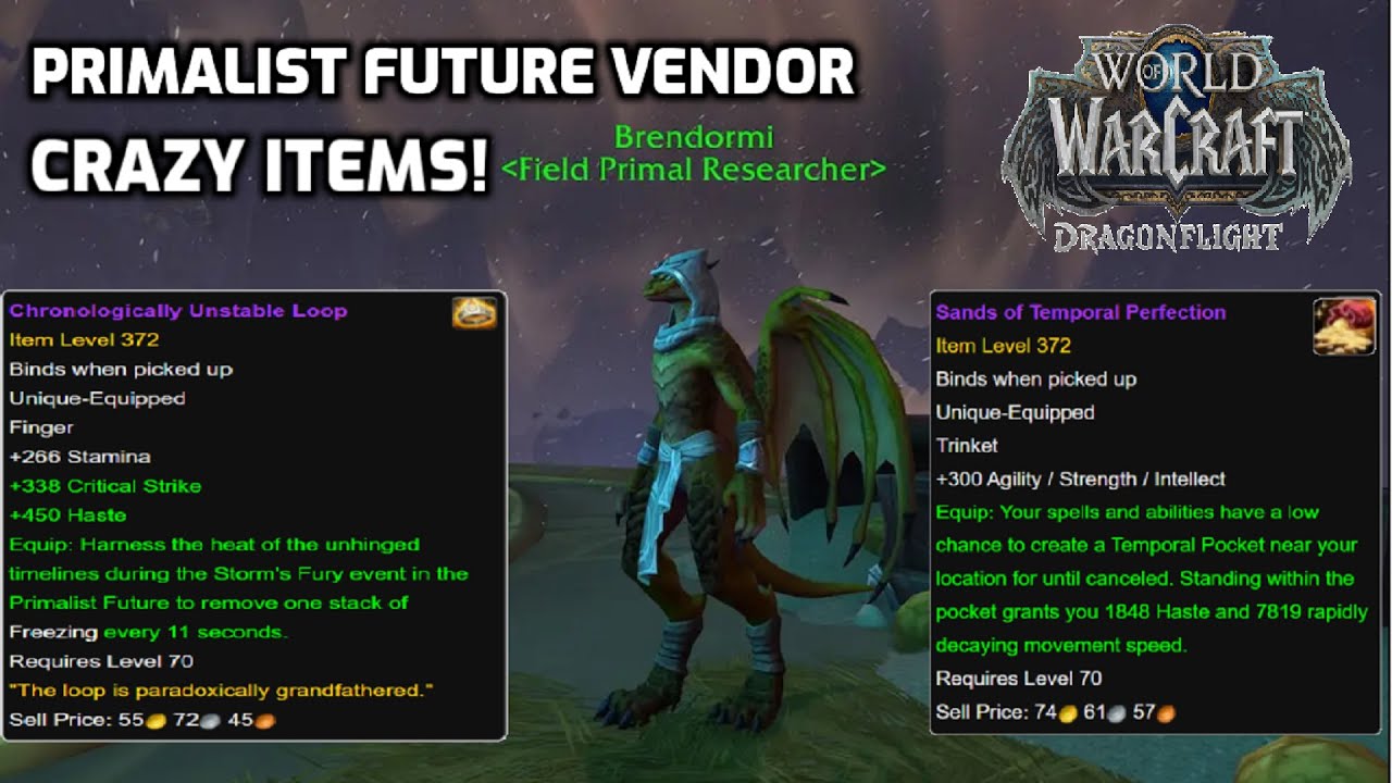 Primalist Future Venodor | Crazy Good Items! | Storms's Fury Event ...