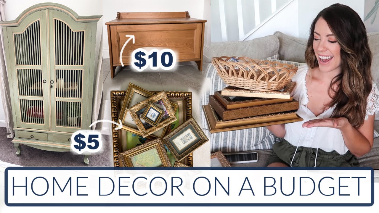 THRIFTING HOME DECOR ON A BUDGET | HOW I PLAN + PREP FOR A ROOM ...