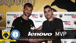 LENOVO MVP -  Δηλώσεις Ηλία Βούρα - AEK F.C - Ηρακλής 25/05/15