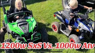 MotoTec 1200 watt youth utv Vs mototech 1000 watt youth atv