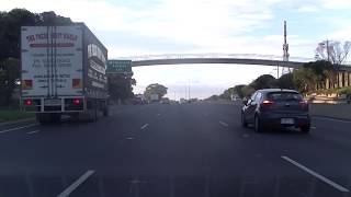 New Bell Street exit on the Calder Freeway