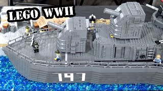 LEGO WWII USS Cassin Young Destroyer Ship