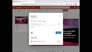 Microsoft 365 • How to share a file