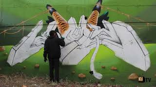 Three Dee Murals - Animalistic (3D Graffiti Athens)