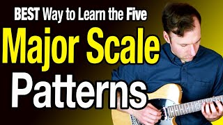 MAJOR SCALE Guitar Patterns - How to REALLY know them