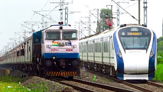 130 kmph Trains Burning Tracks in ગુજરાત | Vadodara - Mumbai Section