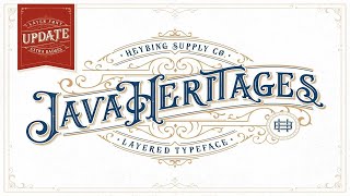 Java Heritages + Extras (UPDATE) Font Free Download
