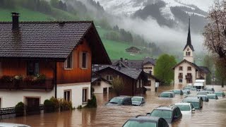 Evacuation in Switzerland! Heavy flooding in Brienz, canton of Bern