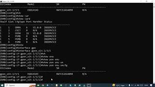 ZTE OLT Configuration