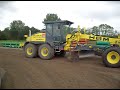 hbm motor grader in action