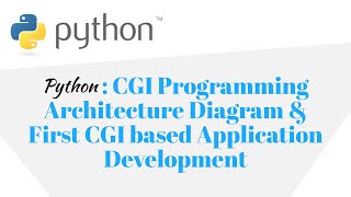 Python CGI Programming Architecture Diagram and First CGI Program Development